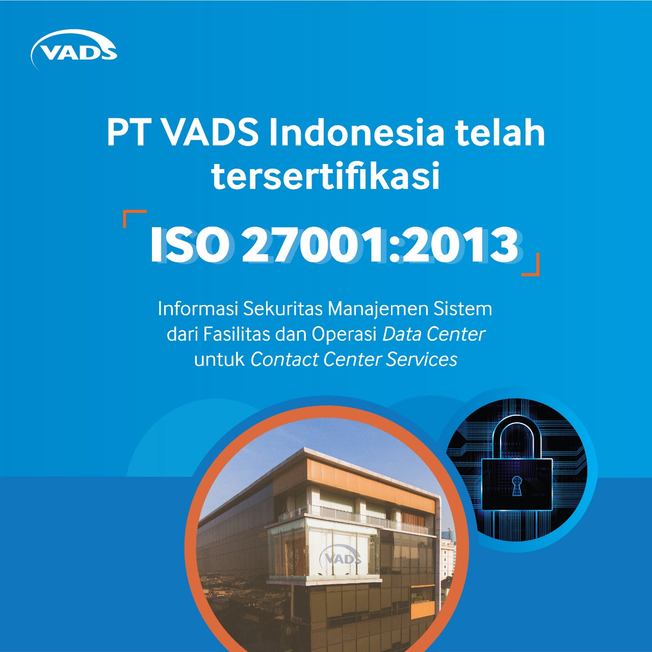 Image of VADS Indonesia Kantongi Sertifikat ISO 27001:2013